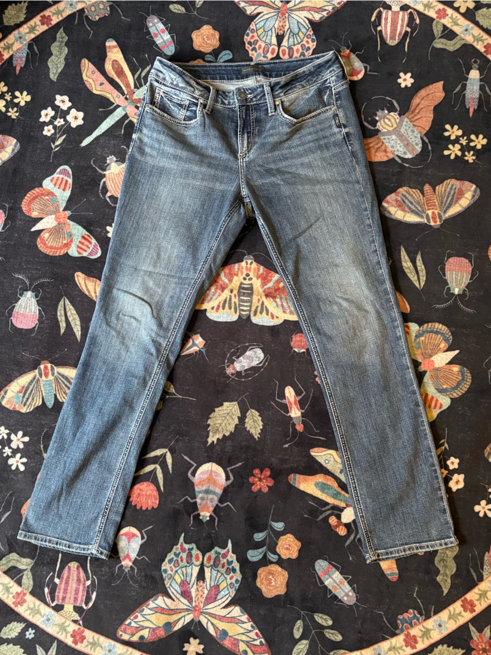 Silver Jeans Women's Medium Blue Skinny Jeans